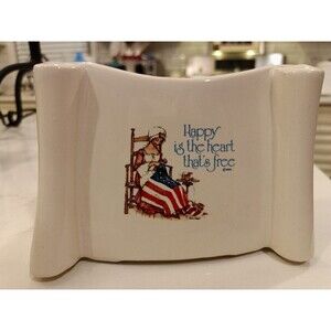 Holly Hobbie Happy Is The Heart That's Free ©WWA. Betsey Ross American Flag 1974